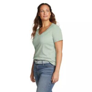 Eddie Bauer Women's Favorite Short-Sleeve V-Neck T-Shirt